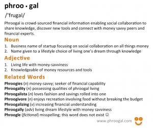 Phroogal Definition