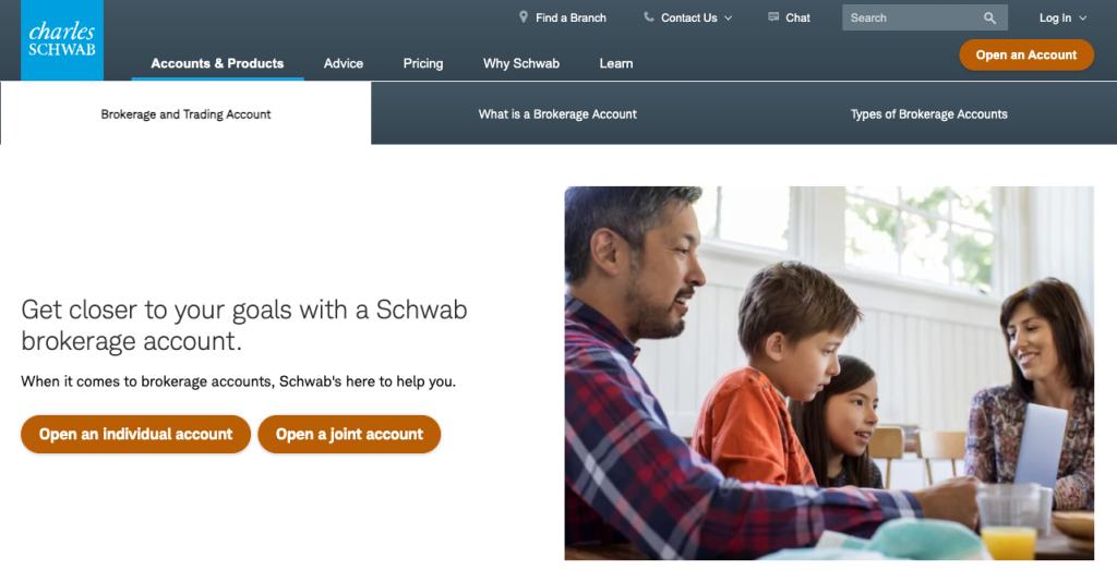 Charles Schwab Online Brokerage